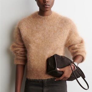 COS Camel Women's Crew Neck Sweater